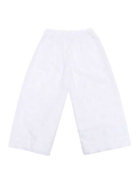 Pantaloni casual Magil DAISIES VOILE PANTS White Fete (BM 17113411) 2
