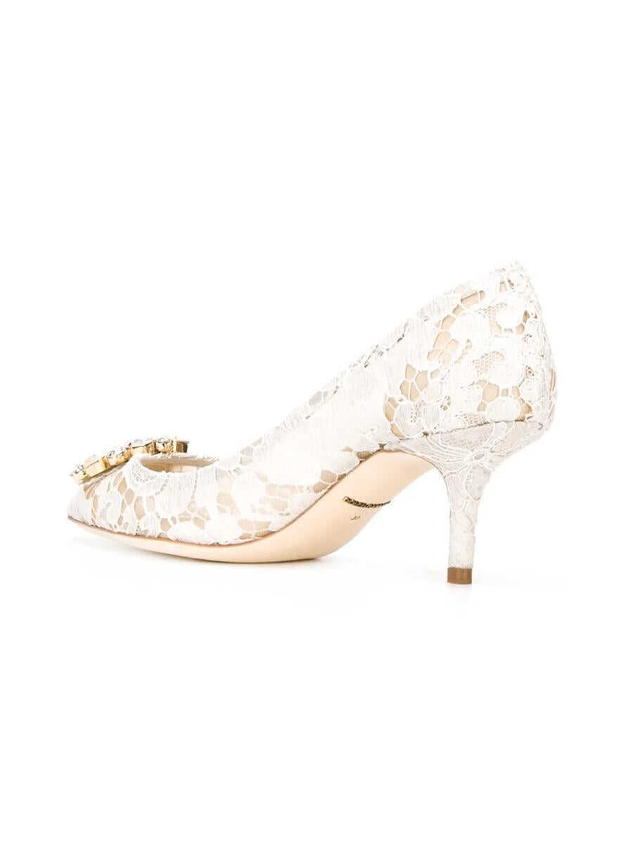 Sneakers Dolce & Gabbana Dolce & Gabbana Lace Rainbow Pumps With 60Mm Brooch WHITE Femei (BM 17116474) 3