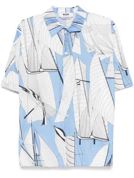 Camasi MSGM Msgm Shirts WHITE Barbati (BM 17116579) 1