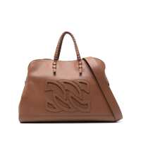 Genti de mana Casadei Park Avenue Leather Handbag Femei