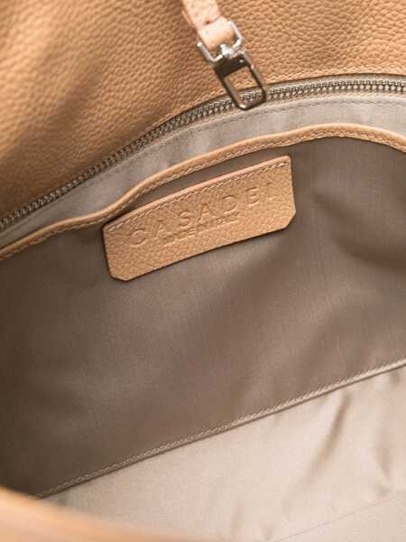 Genti de mana Casadei Casadei Park Avenue Leather Tote Bag Beige Femei (BM 17116684) 5
