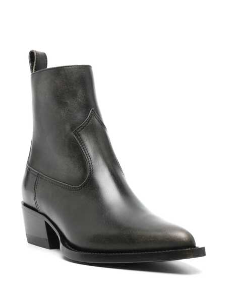 Bocanci Golden Goose Golden Goose Debbie Leather Boots Black Femei (BM 17122000) 2