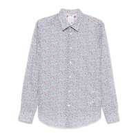 Camasi Paul Smith Paul Smith Cotton Long Sleeves Shirt With Floal Pattern