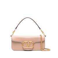 Genti de umar Valentino Garavani Locò Leather Shoulder Bag Femei