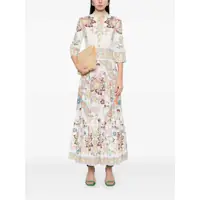 Imbracaminte Dama pagina 607 - Rochii ETRO Etro Cotton Dress With Floral Print Balance WHITE Femei (BM 17126854) - B-mall.ro