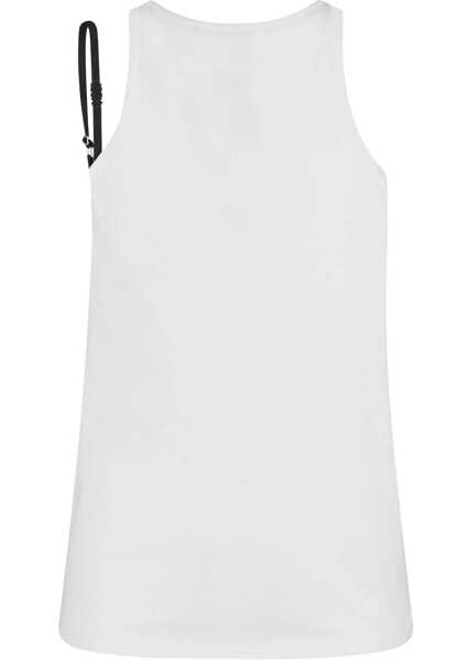 Tricouri DSQUARED2 Icon Logoed Lace Tank Top White Barbati (BM 17128034) 2