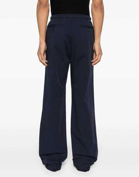 Pantaloni de trening Palm Angels Cotton Travel Joggers With Elastic Waistband Blue Barbati (BM 17128115) 4