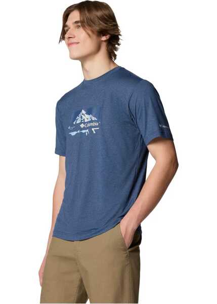 Tricouri Columbia Kwick Hike Graphic SS Tee Navy Barbati (BM 17128220) 2