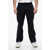 Off-White Carrot-Fit Drill Pants Midnight Blue