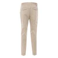 Imbracaminte PT TORINO pentru Barbati - Pantaloni casual PT TORINO Trousers - MASTER, 1 Pleat, Diagonal Pockets, Flap Back Pockets, Turn-Up Beige Barbati (BM 17128660) - B-mall.ro