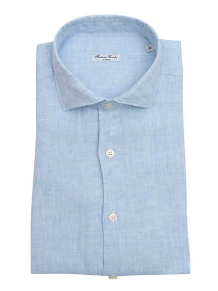 Camasi casual Sartoria Del Campo-Sonrisa MAN SHIRT Light Blue Barbati (BM 17128726) 1