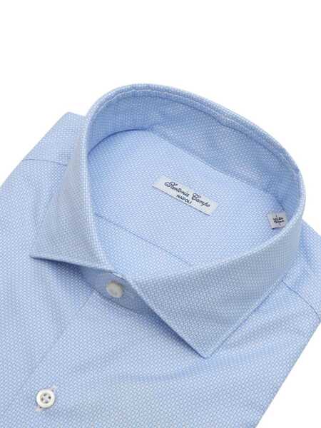 Camasi casual Sartoria Del Campo-Sonrisa MAN SHIRT Light Blue Barbati (BM 17128834) 4