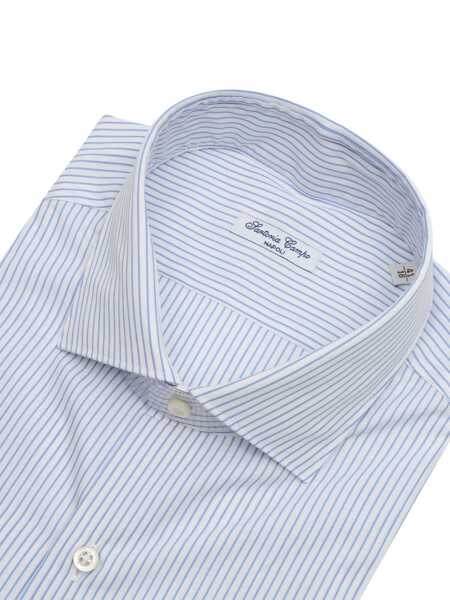 Camasi casual Sartoria Del Campo-Sonrisa MAN SHIRT Light Blue Barbati (BM 17128837) 4