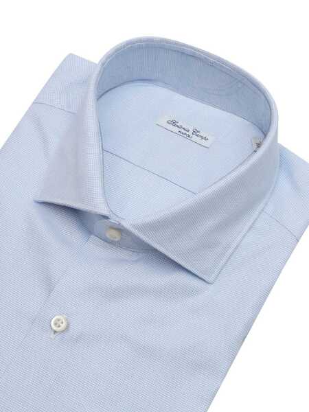 Camasi casual Sartoria Del Campo-Sonrisa MAN SHIRT Light Blue Barbati (BM 17128852) 4