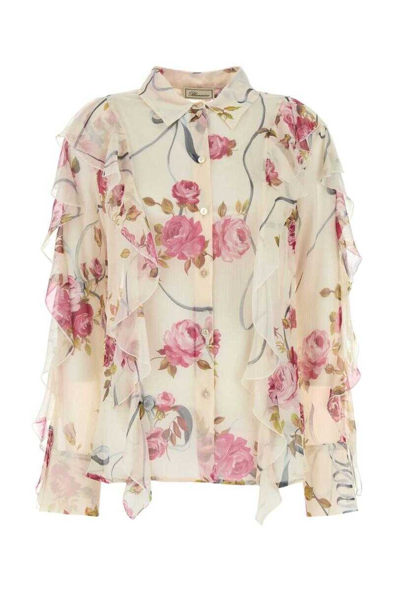 Camasi Blumarine Blumarine Shirts FLORAL Femei (BM 17130031) 1