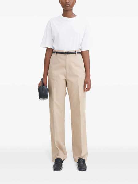 Pantaloni casual FILIPPA K Filippa K Tailored Cotton Trousers Clothing Beige Femei (BM 17130139) 2