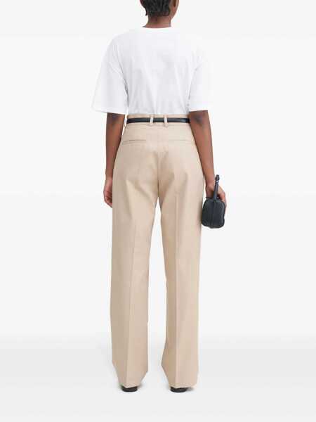 Pantaloni casual FILIPPA K Filippa K Tailored Cotton Trousers Clothing Beige Femei (BM 17130139) 3