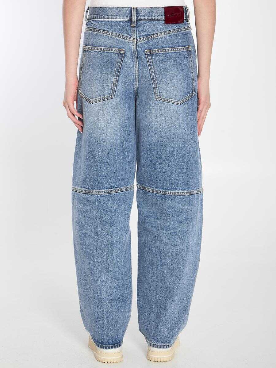 Blugi Gucci Balloon Jeans BLUE Femei (BM 17130172) 4