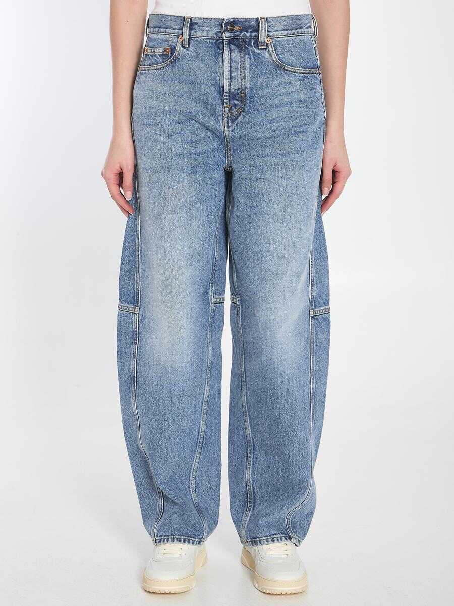 Blugi Gucci Balloon Jeans BLUE Femei (BM 17130172) 1
