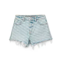 Blugi Alexander Wang Bite Short W Logo Print Femei