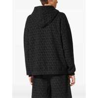 Topuri Valentino Garavani pentru Barbati - Bluze de trening Valentino Garavani Valentino Garavani Toile Iconographe Hoodie Black Barbati (BM 17130568) - B-mall.ro