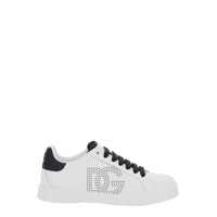 Sneakers 'Portofino Light' White Sneakers With Perforated Logo On The Side And Logo Patch On The Tongue In Leather Woman Femei