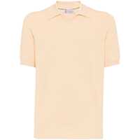 Tricouri Polo Brunello Cucinelli Knitted Polo Shirt Barbati