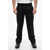 Neil Barrett Wool Blend Tape Slim Fit Chinos Pants Black