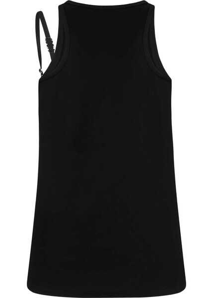 Tricouri DSQUARED2 Icon Logoed Lace Tank Top Black Barbati (BM 17137085) 2