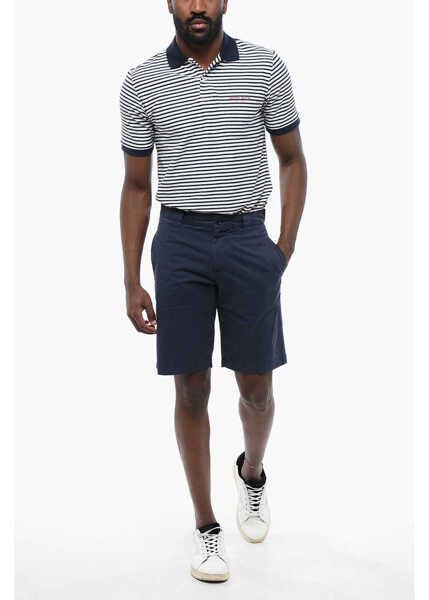 Pantaloni scurti Woolrich Chino Shorts Blue Barbati (BM 17137094) 4