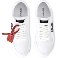 Pantofi sport Off-White pentru Barbati - Sneakers Off-White Canvas Vulcanized Low-Top Sneakers With Embroidered Logo White Barbati (BM 17137112) - B-mall.ro