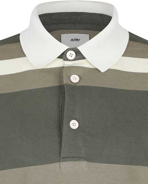 Tricouri Polo AUTRY Striped Polo. GREEN Femei (BM 17137304) 3
