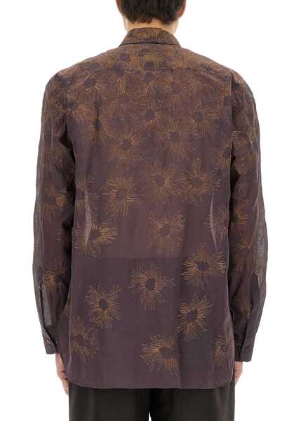 Camasi casual Dries Van Noten Printed Shirt BORDEAUX Barbati (BM 17137379) 3