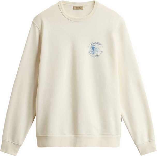 Bluze de trening Woolrich Sweatshirt With Logo IVORY Barbati (BM 17137427) 1