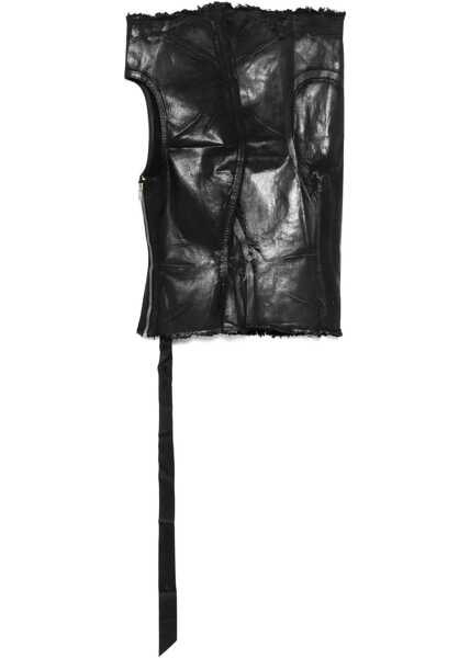 Bluze Rick Owens Cropped Top Athena BLACK Femei (BM 17137799) 2