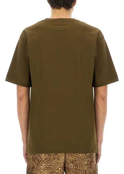 Tricouri Dries Van Noten Cotton T-Shirt BROWN Barbati (BM 17137901) 3