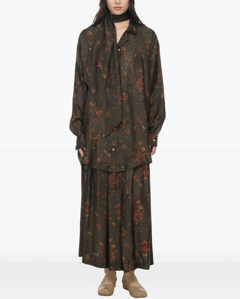 Bluze UMA WANG Tyesha Shirt GREEN Femei (BM 17137964) 2