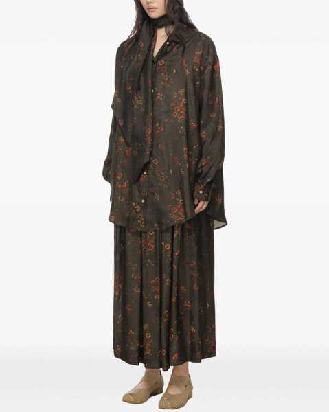 Bluze UMA WANG Tyesha Shirt GREEN Femei (BM 17137964) 3