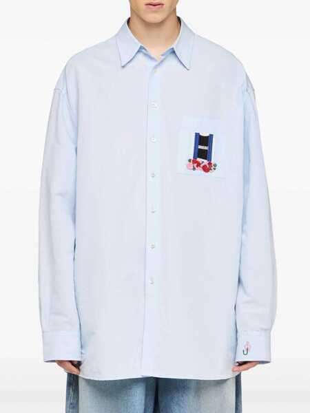 Camasi casual JW Anderson Window Shirt AZURE Barbati (BM 17138069) 3