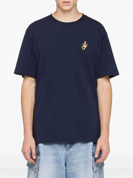 Tricouri JW Anderson Anchor T-Shirt BLUE Barbati (BM 17138105) 3