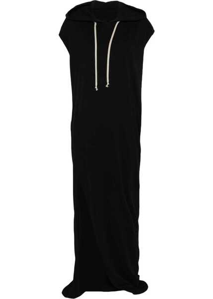 Rochii casual Rick Owens Long Dress With Hood BLACK Femei (BM 17138120) 1