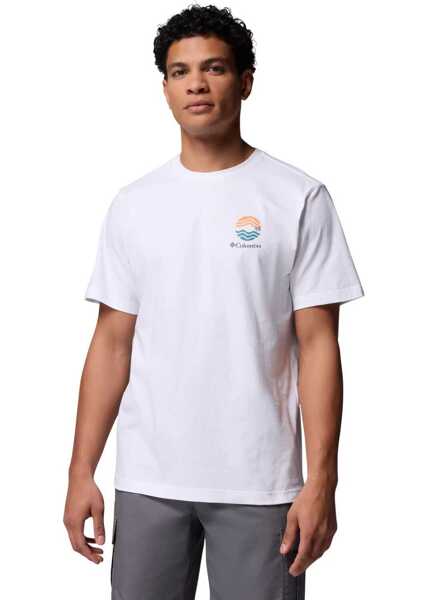 Tricouri Columbia Kettle River Outdoor Tee White Barbati (BM 17138513) 1