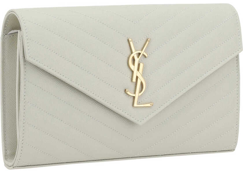 Genti de umar Saint Laurent Logoed Shoulder Bag IVORY Femei (BM 17138579) 2