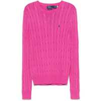 Tricouri Polo Polo Ralph Lauren Polo Pony Motif Cable Knit Jumper Femei