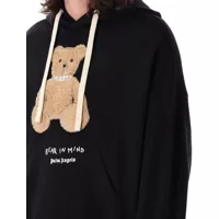 Bluze de trening Palm Angels pentru Barbati - Bluze de trening Palm Angels Palm Angels Bear In Mind Hoodie Black Barbati (BM 17140807) - B-mall.ro