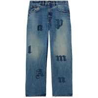 Blugi Palm Angels Logo Patch Jeans Barbati
