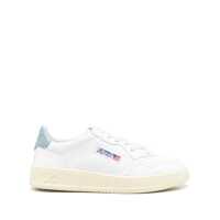 Sneakers Autry Medalist Low Leather Sneakers Color White And Silver Blue Barbati