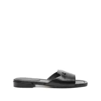 Sandale Jimmy Choo Dina Flat Leather Sandals Femei