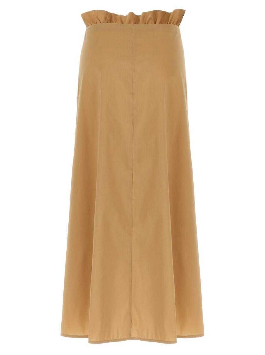 Fuste Fabiana Filippi Fabiana Filippi Tulip Skirt Beige Femei (BM 17145157) 2