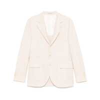 Geci Brunello Cucinelli Wool Blend Single-Breasted Jacket Barbati